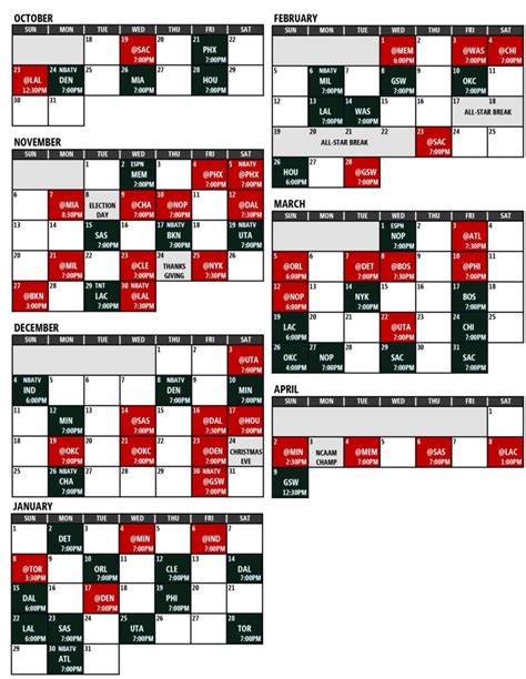 blazers season schedule.